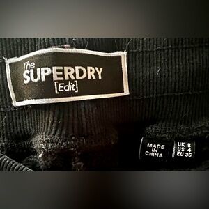 Superdry women’s XS , black jogger pants